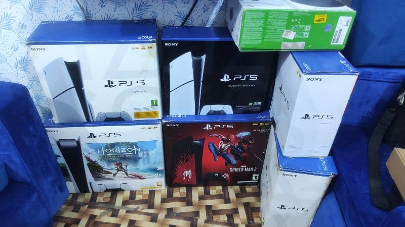 ps5 slim disc edition UK playstation 5 digital 1216 games controllers 3