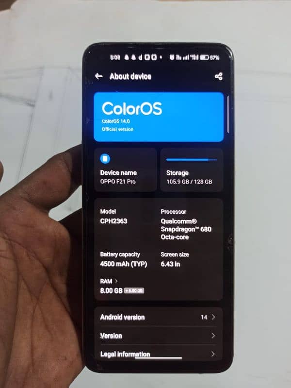 oppo f 21 pro all ok 2