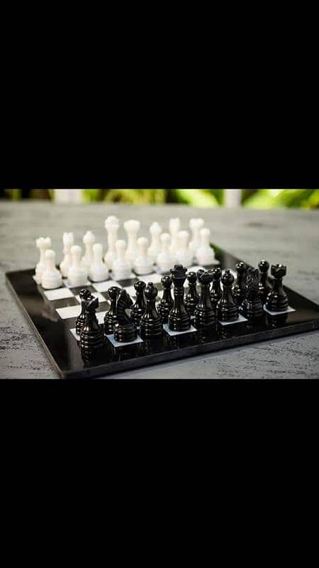 Onyx Chess Black and White 15 X 15 1