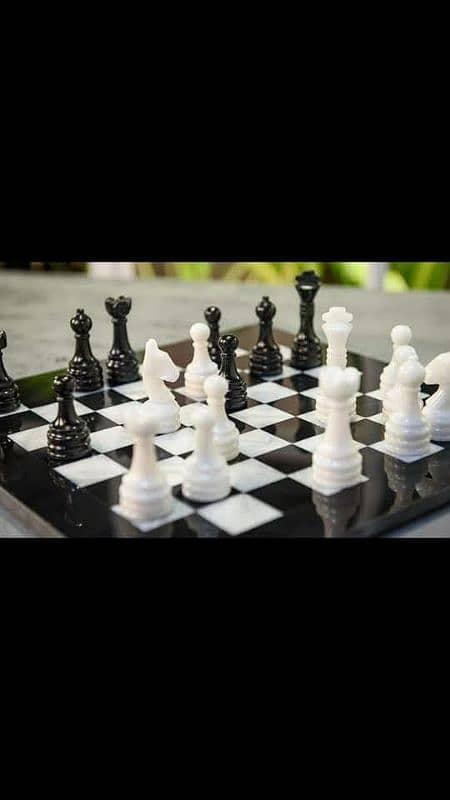 Onyx Chess Black and White 15 X 15 2