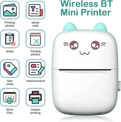 Mini Printer, Pocket Printer, Bluetooth Mobile Printer,Thermal Printer