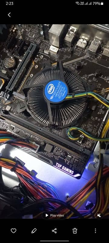 Tuf H310M plus Asus Gaming board i5 8th 16gb Gaming ram 128gb M. 2 1