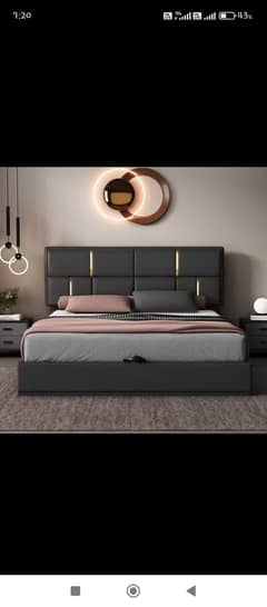 Bed / bed set / king size bed / wooden bed / double bed / poshish bed