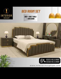 Bed / bed set / king size bed / wooden bed / double bed / poshish bed