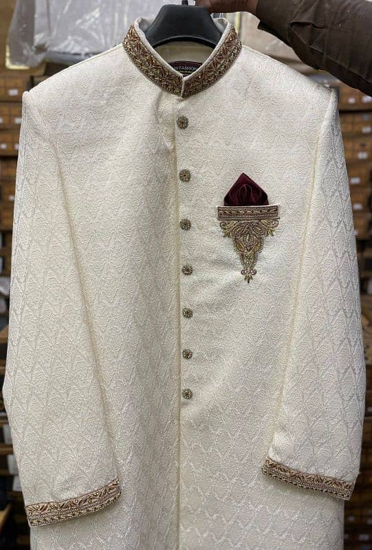 Dulha Sherwani Full Set For Sale 7