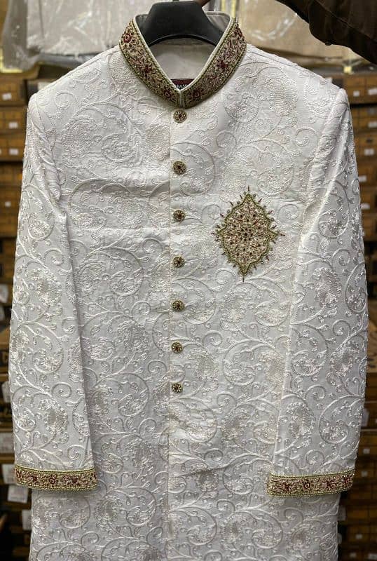 Dulha Sherwani Full Set For Sale 9