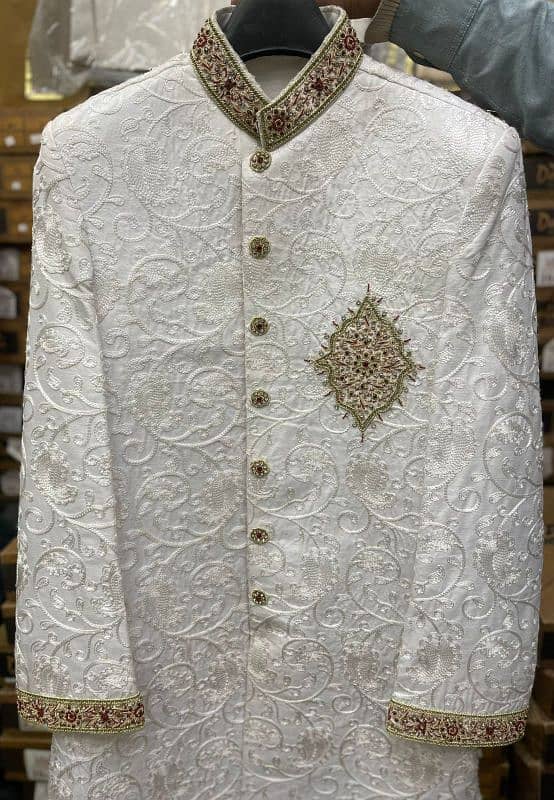 Dulha Sherwani Full Set For Sale 10