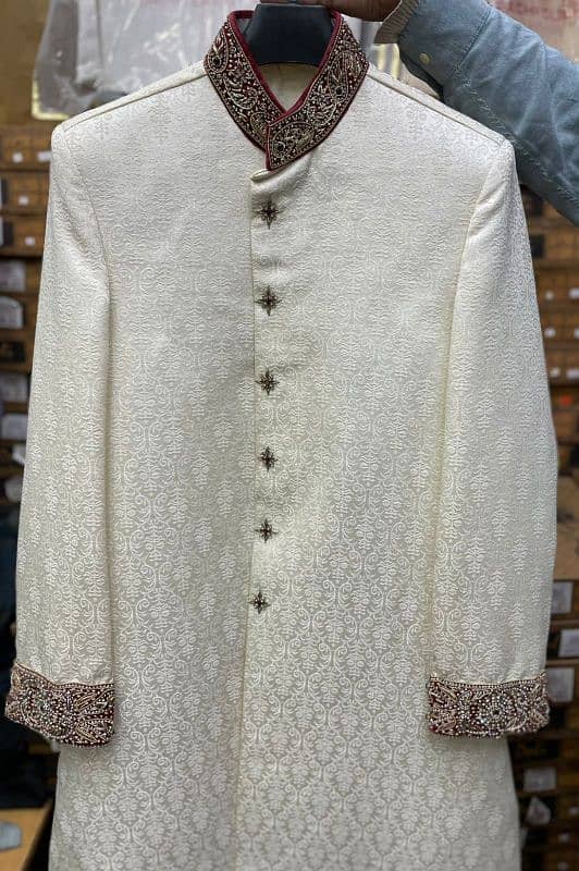 Dulha Sherwani Full Set For Sale 16