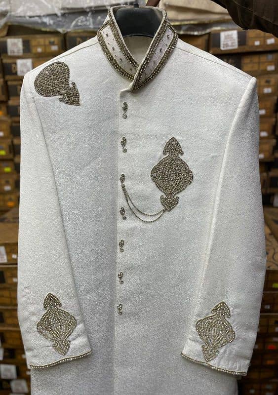 Dulha Sherwani Full Set For Sale 19