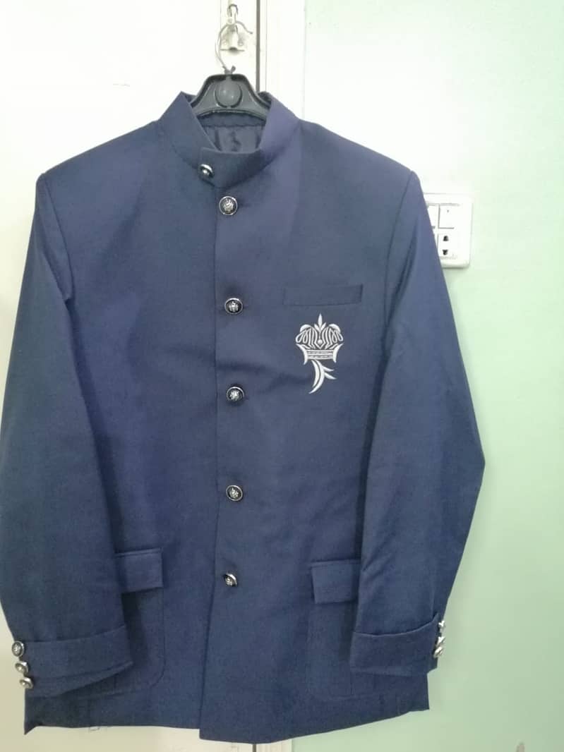 Navy Blue Stylish Prince Coat - Affordable Price 4