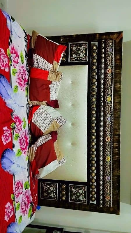 iron bed set with dressing 4seatr sofa set with table 4