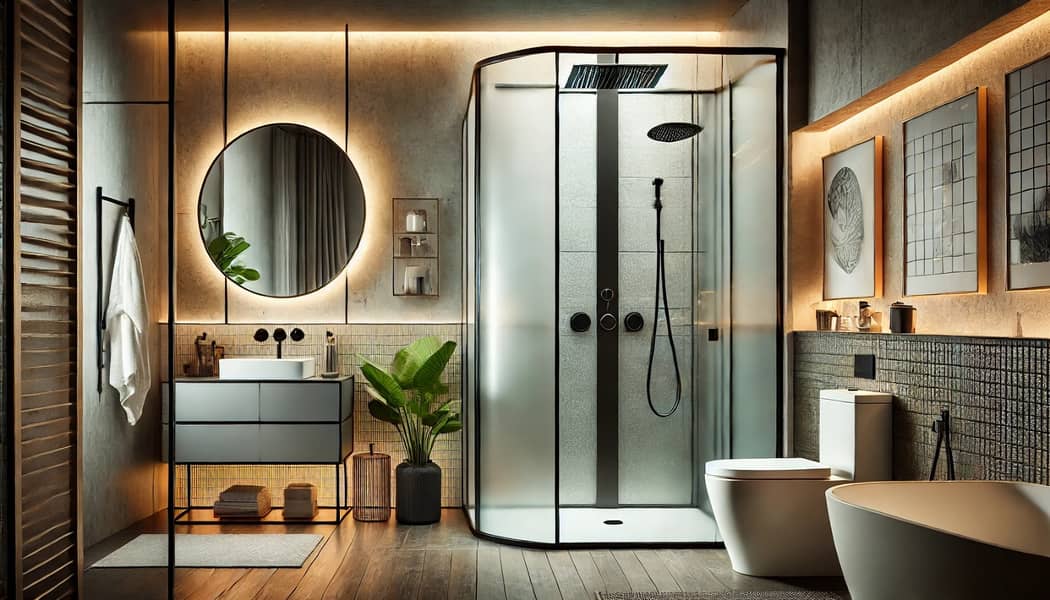 12mm - 8mm - 6mm - Glass Shower Cabin - Glass Partition - Glass Work 4