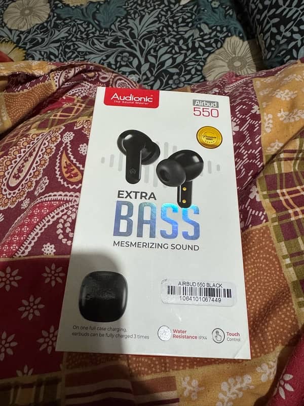 Audionic Airbuds 550 | Extra Bass | only few days used 10/10 condition 3