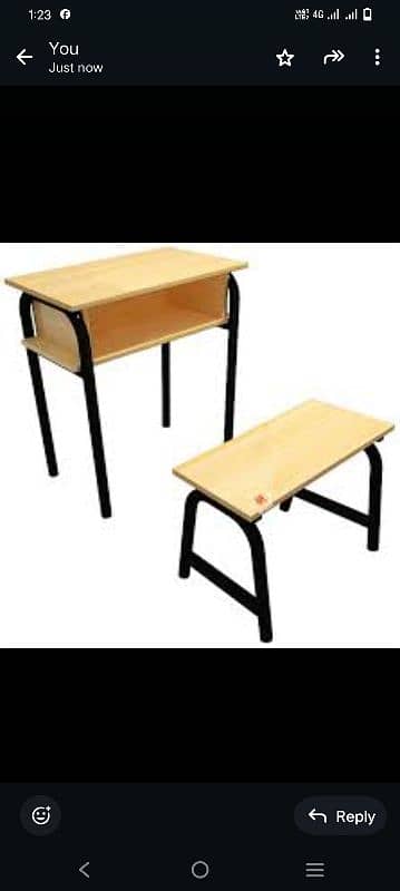 school furniture/ baby chair / class room table/ study chair table / 8