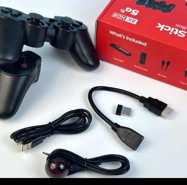 NEW STOCK ANDROID+ GAME STICK  Q9  With DUAL WIRELESS CONTROLLERS 2