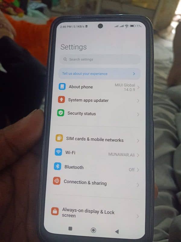 redmi note 10 4+2gb 128gb complete saman 3