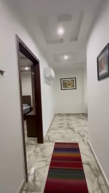 Full Furnished 1-Bed Apartment For Rent In Bahria Town, Lahore-Sector D 2