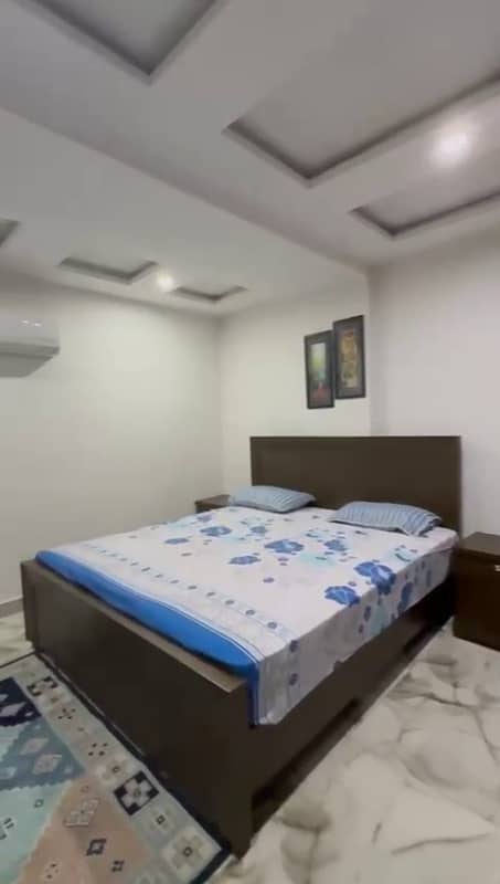 Full Furnished 1-Bed Apartment For Rent In Bahria Town, Lahore-Sector D 5