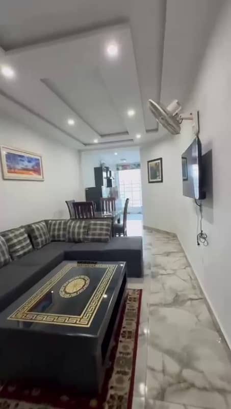 Full Furnished 1-Bed Apartment For Rent In Bahria Town, Lahore-Sector D 10