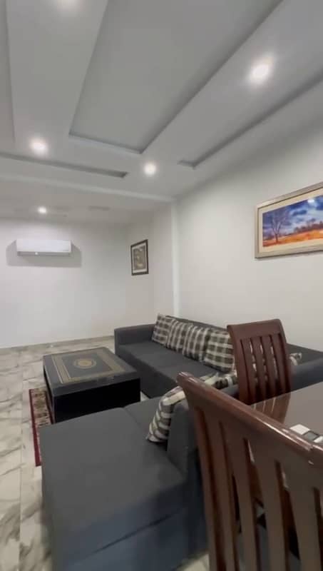 Full Furnished 1-Bed Apartment For Rent In Bahria Town, Lahore-Sector D 13