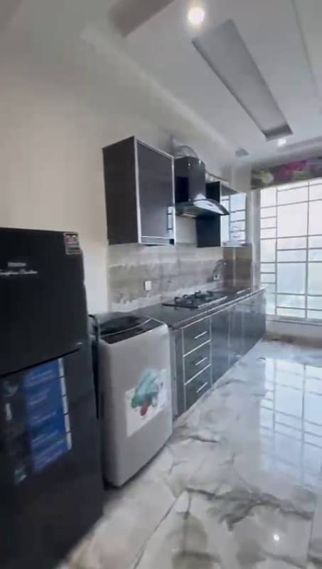 Full Furnished 1-Bed Apartment For Rent In Bahria Town, Lahore-Sector D 15