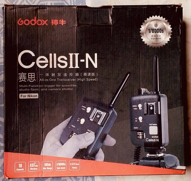 Godox Wireless Flash Transceiver Cells II 1