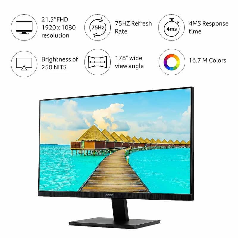 22" Inch Borderless Monitor Dell/HP/Acer/AOC Different Models/Prices 5