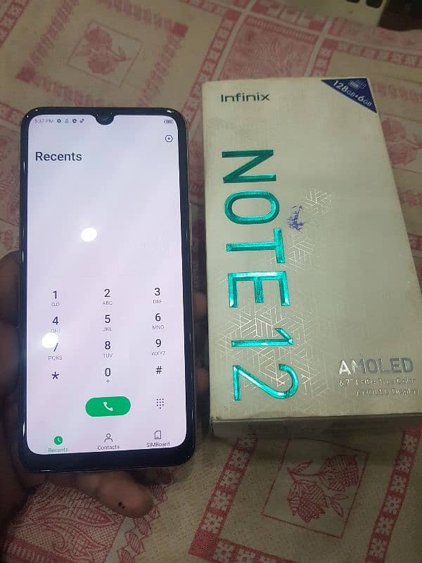 infinix note 12 +Box 3