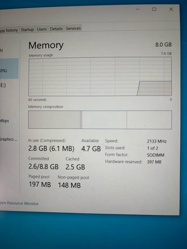 Lenovo i5 6th gen 256gb m2 ssd 8gb ram laptop 7