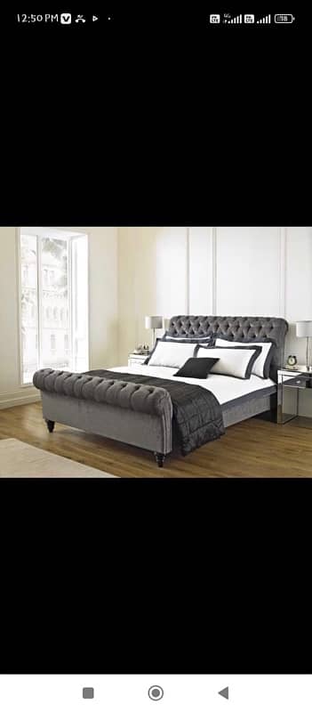 Bed / bed set / king size bed / wooden bed / double bed / poshish bed 0