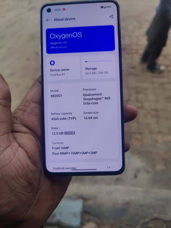 OnePlus 8t 12+12 256gb 6