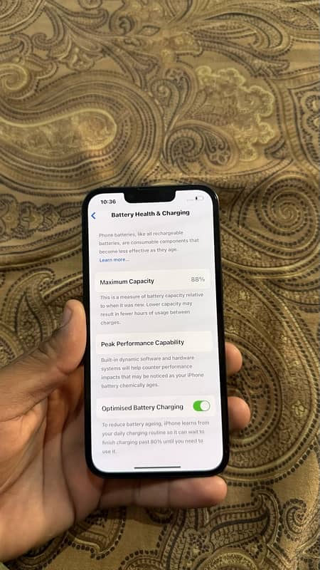 iphone 13 pta approved saaf condition 128gb with box and cable 17