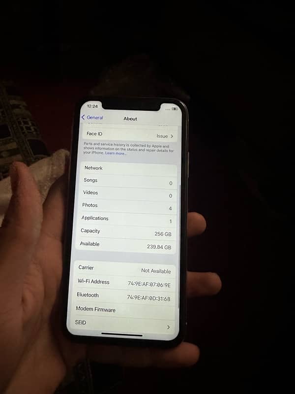 iphone x 256 gb factory unlocked non pta 4