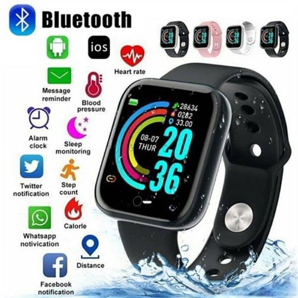 Free Delivery D13 Smart Watch 116 Plus 0