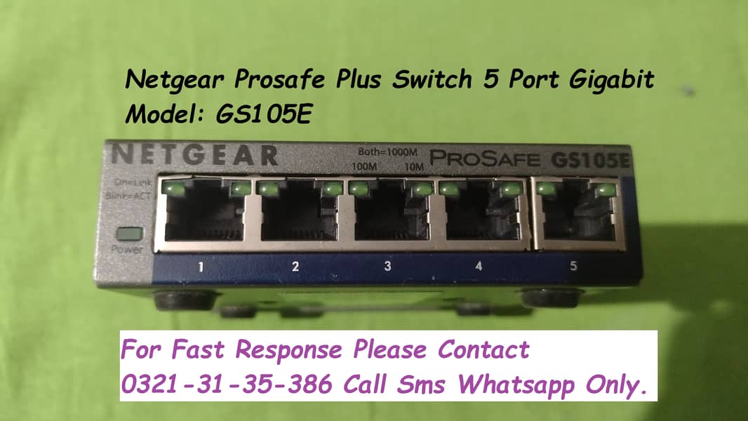 netgear 5 port gigabit switch 0