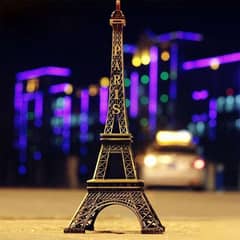 Metal Manument Eiffel Tower for home And office Decor 1 pc 9 inches