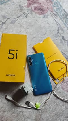 realme 5i 4/64GB with box and original charger 03111231332