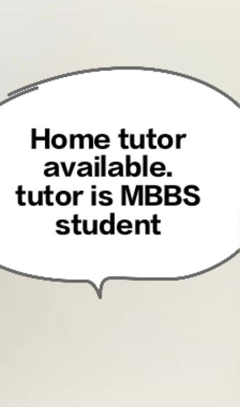 HOME tutor is available for 1 to 12th grade students 0