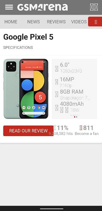 google pixel 5 8/128 1