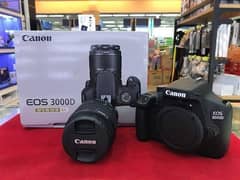 CANON EOS 3000D EFS 18-55MM LENS WITH BAG/box