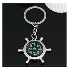 Compass Key Chain Metal