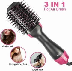 One Step 3 In 1 Hair Dryer, hair Straightener Brush and Hair curler