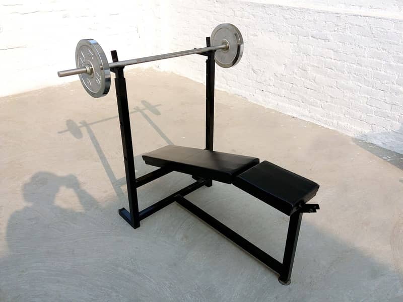 Adjustable Multi Exercise Chest Bench Press Weight Lifting Gym Bench 6