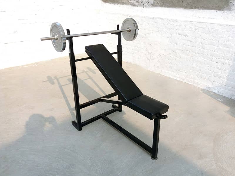 Adjustable Multi Exercise Chest Bench Press Weight Lifting Gym Bench 8