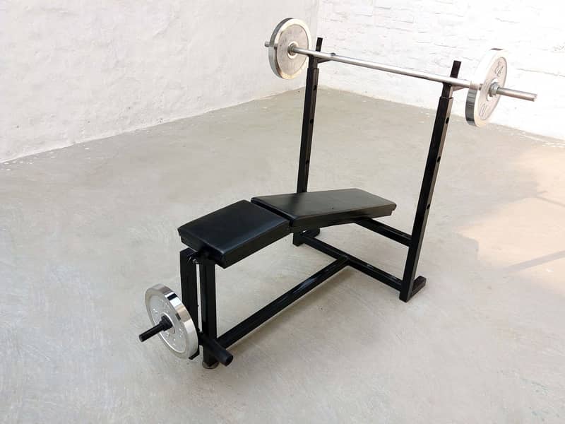 Adjustable Multi Exercise Chest Bench Press Weight Lifting Gym Bench 10