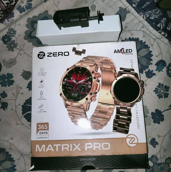 zero lifestyle Matrix pro amoled smartwatch 2