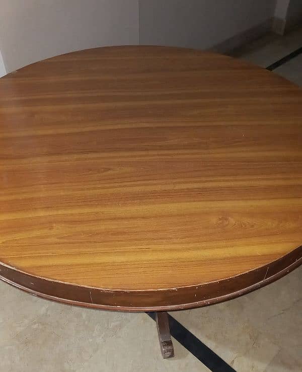 Wooden Dining Table & Chairs 2