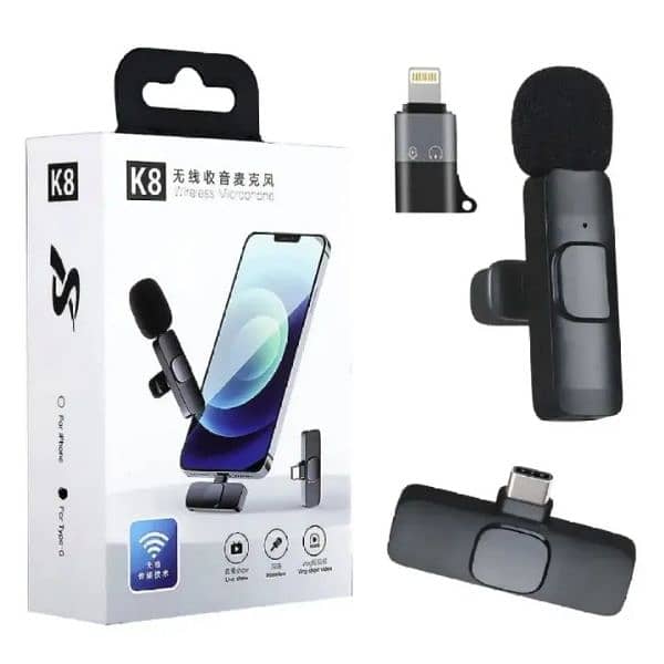 K8 Collar Mic Wireless Microphone 1