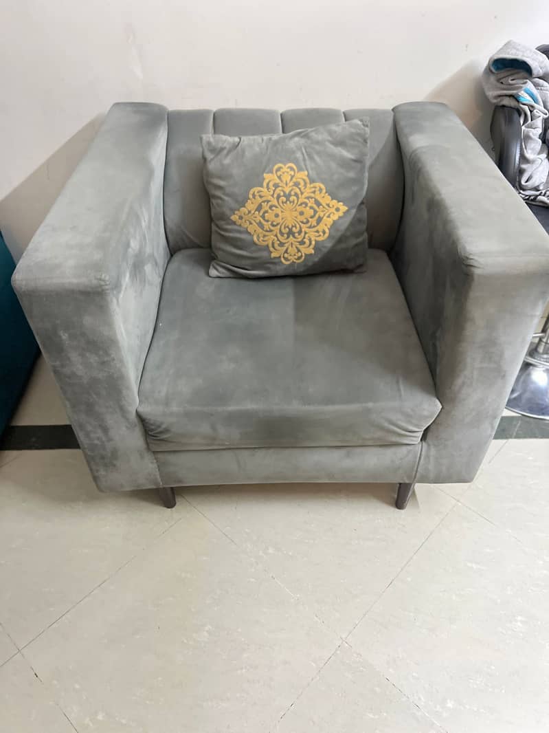 GREY 3-2-1 SOFA SET 2