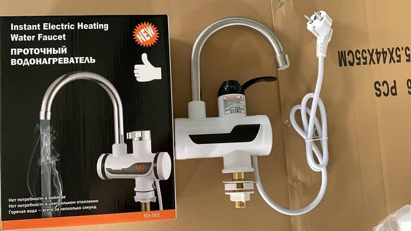 Electric water tap geyser with or without shower 1